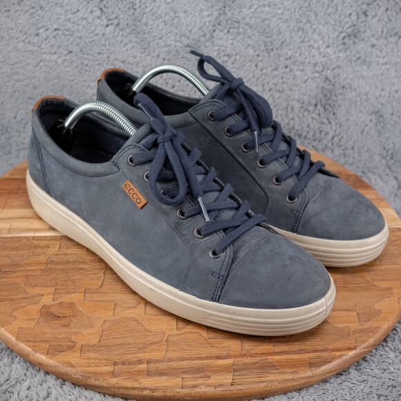 Ecco Danish Design Men's Size 45 US Gray Leather Casual Shoes US 11 - Picture 1 of 9